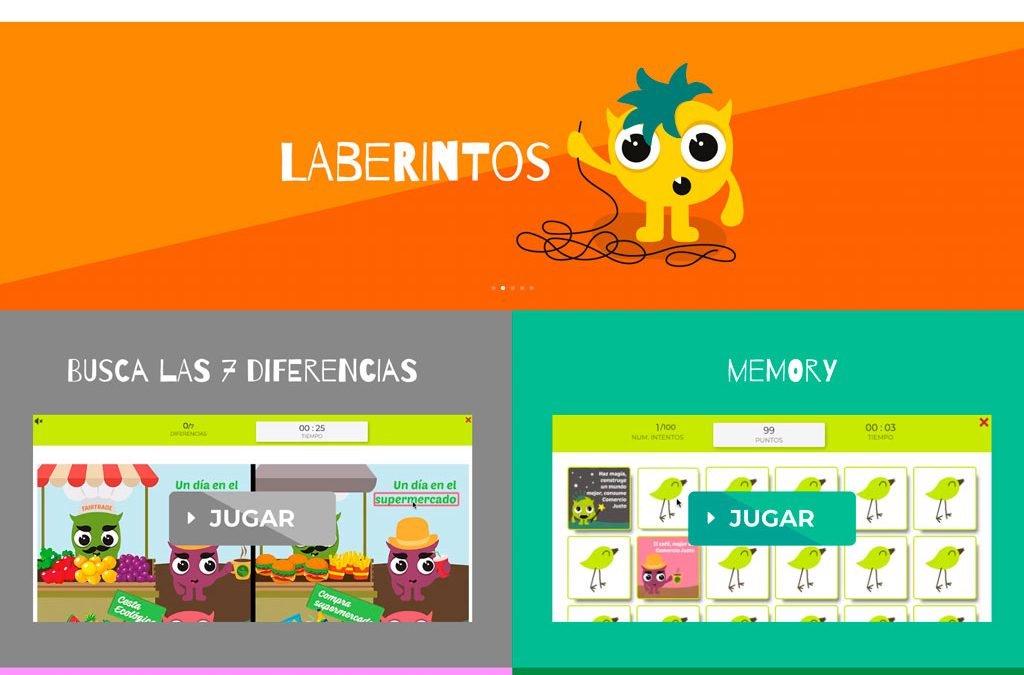 Página web de Juegos de Comercio Justo online e interactivos (Comercio Justo 3.0)
